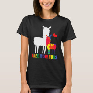 Camiseta Design de quebra-cabeça de lhama de conscientizaçã