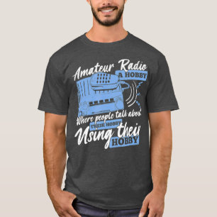 Camiseta Design de rádio amador para um operador de rádio d