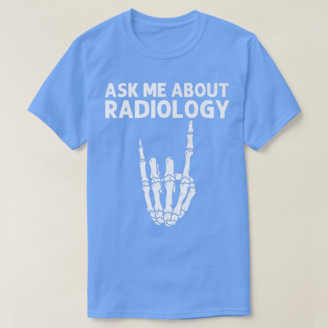 Camiseta Design de Radiologia Engraçada Para Homens Mulhere (Frente do Design)