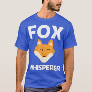 Camiseta Design De Raposa Cura Para Homens Animais De Compa