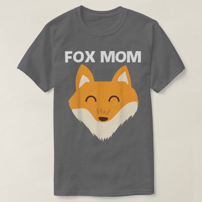 Camiseta Design De Raposa Gelada Para Mulheres Mamãe, Anima (Frente do Design)