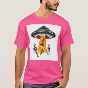 Camiseta Design de Rapto de Ufo Retroativo