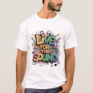 Camiseta Design de recorde de música