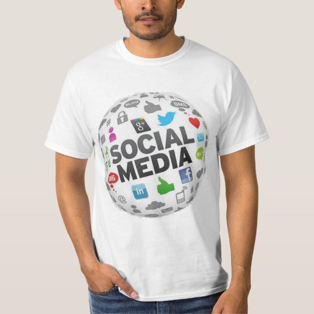 Camiseta design de redes sociais (Frente)