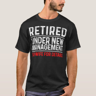 Camiseta Design de Retirada Engraçada Homens Pais Masculino