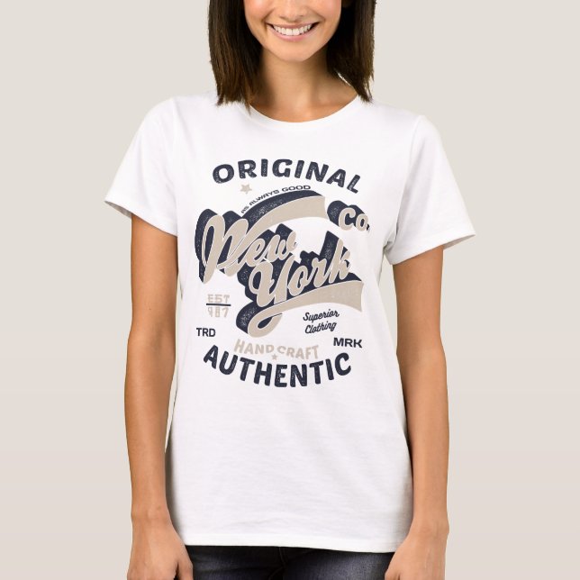 Camiseta Design de retrorreflectores de Nova Iorque (Frente)