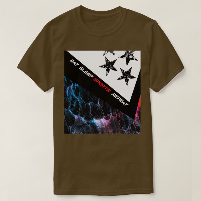 Camiseta Design de rocha negra e vermelha (Frente do Design)