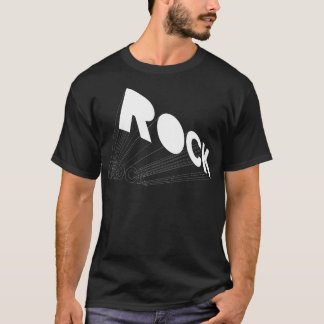 Camiseta design de rock 3d