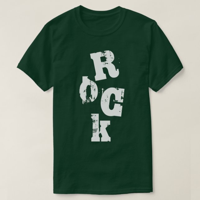 Camiseta design de rock ousado (Frente do Design)