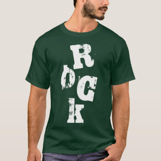 Camiseta design de rock ousado