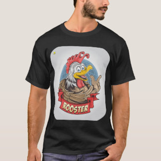 CAMISETA DESIGN DE ROOSTER OU CHICKEN