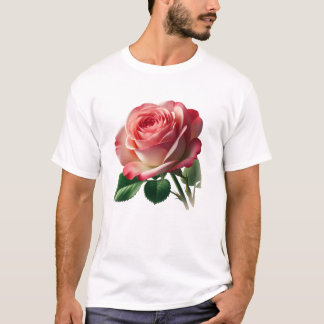 Camiseta design de rosa