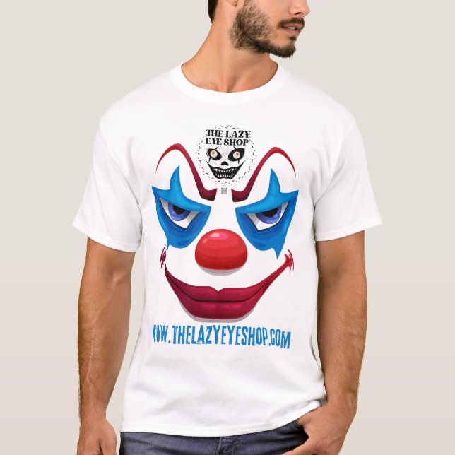 Camiseta Design de rosto para o palhaço (Frente)