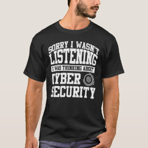 Camiseta Design de Roupa de Segurança Cyber para Melhores T