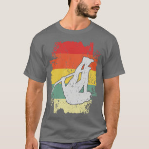 Camiseta Design de salto de vara para um saltador de vara
