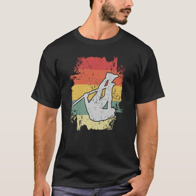 Camiseta Design de salto de vara para um saltador de vara (Frente)