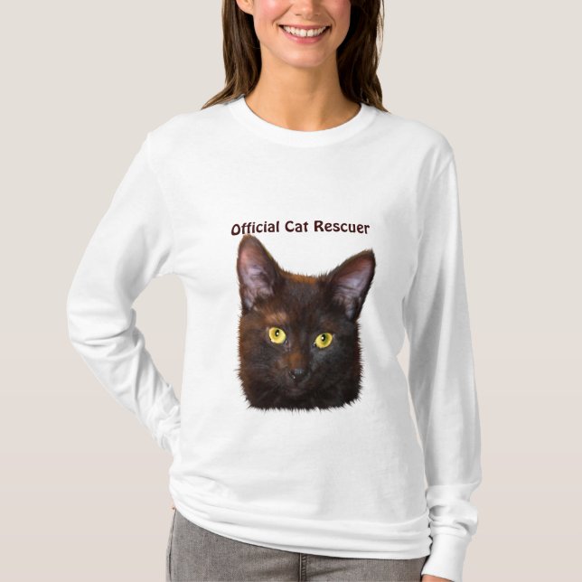 Camiseta Design de Salvamento de Animais de Companhia com A (Frente)