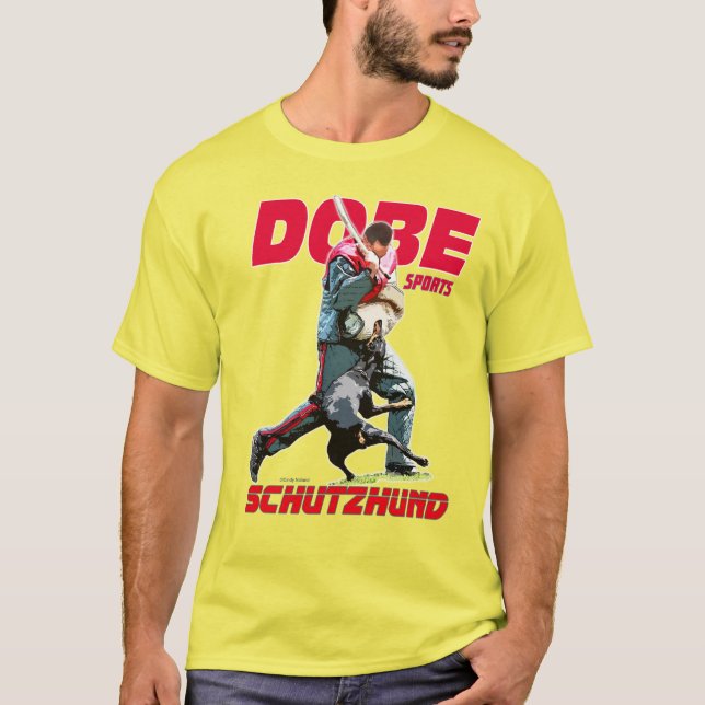 Camiseta Design de Schutzhund do Pinscher do Doberman (Frente)
