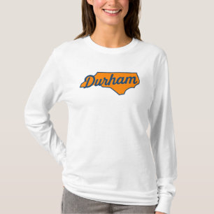Camiseta Design de Script de Durham North Carolina - Forma