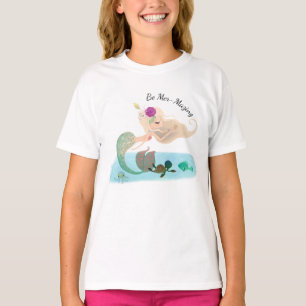 Camiseta Design de Sereia, Seja Tipografia Mais Impressiona