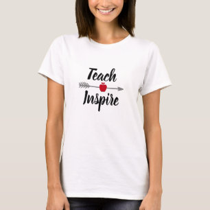 Camiseta Design de Seta para Inspire de Ensino