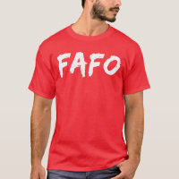 Design de Sigla FAFO Divertido FAFO engraçado