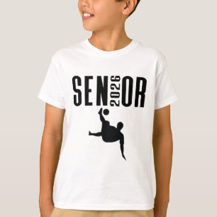 Camiseta Design de silhueta de futebol sênior de 2026 Cl de