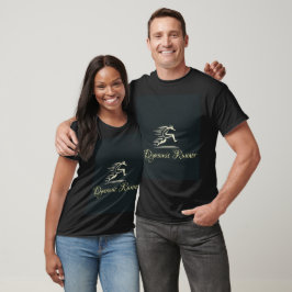 Camiseta Design de Silhuette de Execução Dinâmica