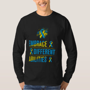 Camiseta Design de Síndrome de Down para Adultos Síndrome d