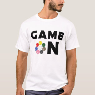 Camiseta Design de Sinuca Engraçado