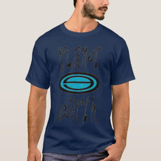 Camiseta Design de skate de terra plana