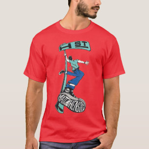 Camiseta Design de skate na rua H