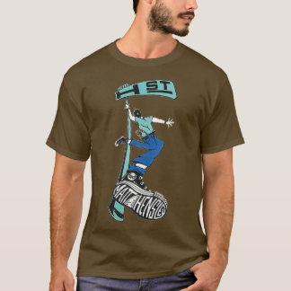 Camiseta Design de skate na rua H