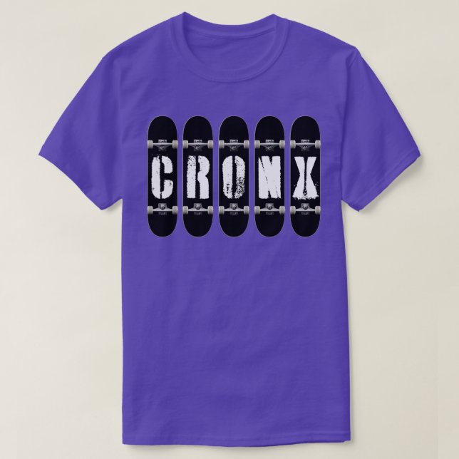 Camiseta Design de skater Croydon Cronx (Frente do Design)