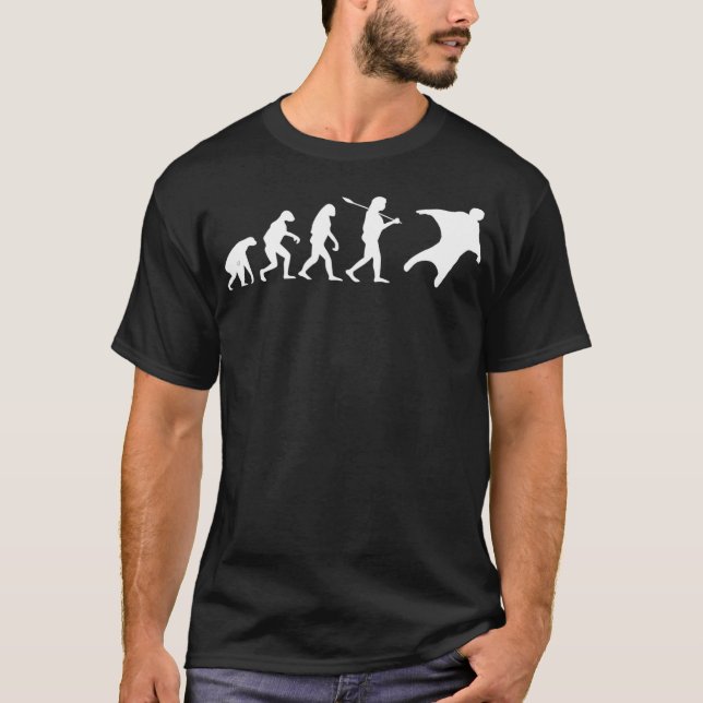 Camiseta Design de Skydiving de Saída Voadora de Wingcase p (Frente)