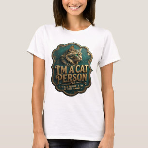 Camiseta Design de slogan Dynamic Gold EU SOU UMA PESSOA DE
