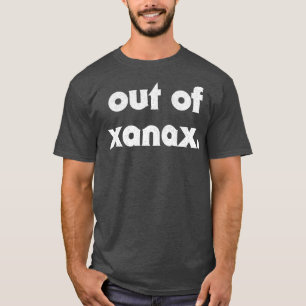 Camiseta Design De Slogan Humoroso Do Xanax