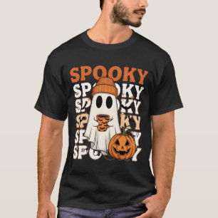 Camiseta Design de Spooky Halloween