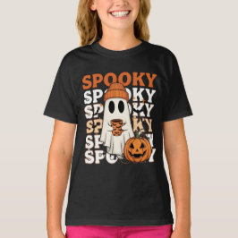 Camiseta Design de Spooky Halloween