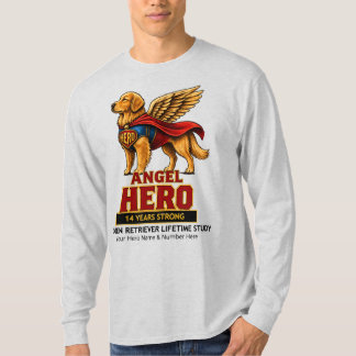 Camiseta design de super-herói anjo