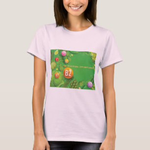 Camiseta Design de Suplementos Nutricionais Biológicos