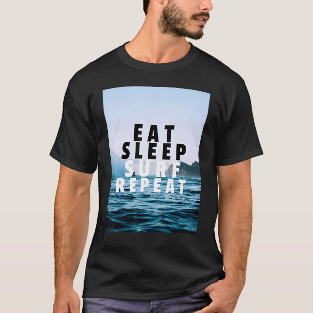 Camiseta Design de Surf (Frente)