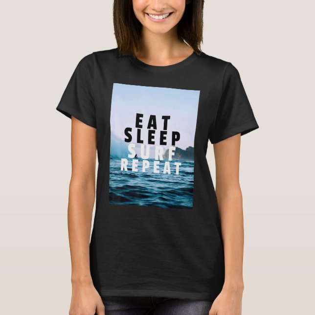 Camiseta Design de Surf (Frente)