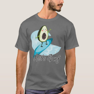 Camiseta Design De Surfe Engraçado Para Avocado Amantes Fo