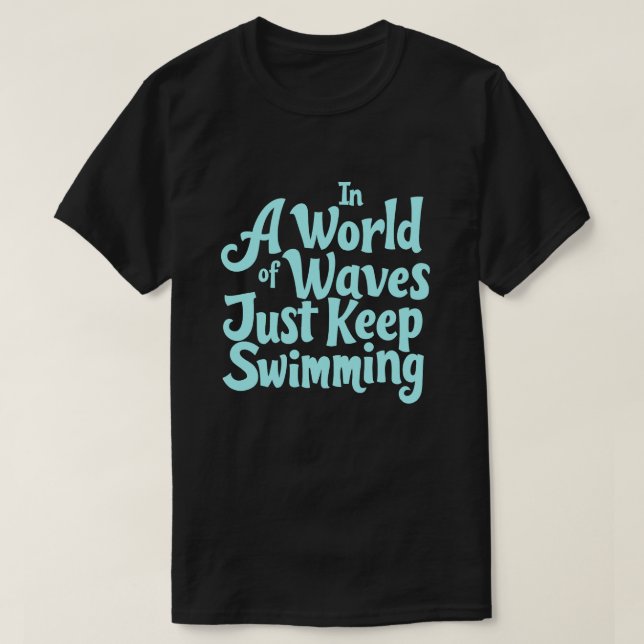 Camiseta Design de Swimmer Motivacional (Frente do Design)