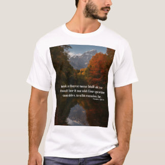 Camiseta Design de T-Shirt de aspas Inspiracionais: