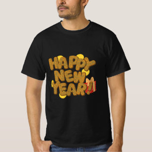 Camiseta design de t-shirt de novo ano