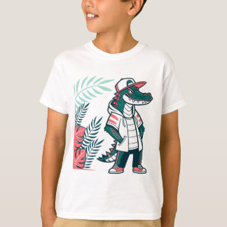 Camiseta design de t-shirt do jacaré