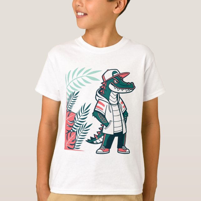 Camiseta design de t-shirt do jacaré (Frente)