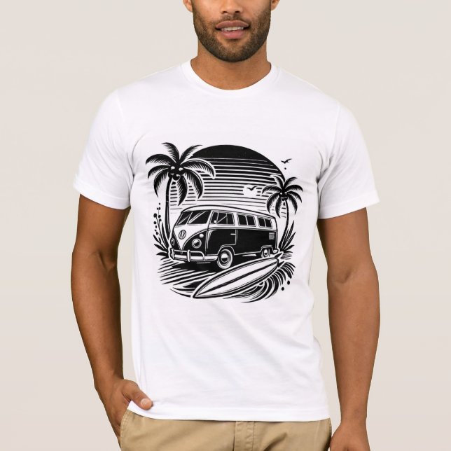 Camiseta Design de T-Shirt do Surf de  de Palma (Frente)